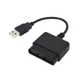 WANGCL USB 2.0 Games Controller Adapter Konverter Kabel für PS2 auf USB Adapter Kompatibel mit Sony PS1 PS2