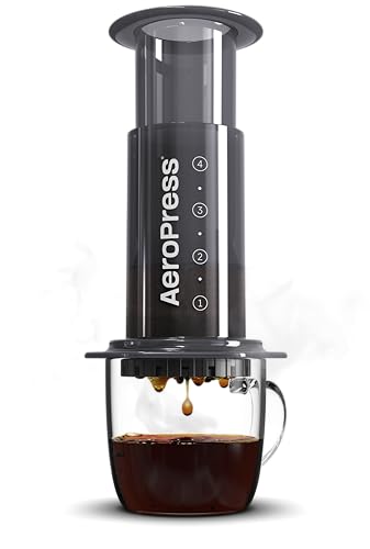 AeroPress A80 Kaffeezubereiter Plastik, 10 ounces, Schwarz