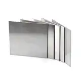 RAMBEX Stainless Steel Square Sheet Plate Thickness 2mm Flat Brushed Metal Polished Plate 50x50 50×100 150x150 200x200 (Size : 2x50x50mm 4pcs)