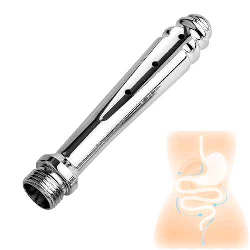 Analdusche Für Analverkehr, Anal Dusche, Analdusche Für Frau Mann, Einlaufgerät Darmreinigung, Vaginaldusche, Brause Sprühkopf, Unisex, Geeignet Zur Brauseanal- Und Vaginalreinigung, Silber