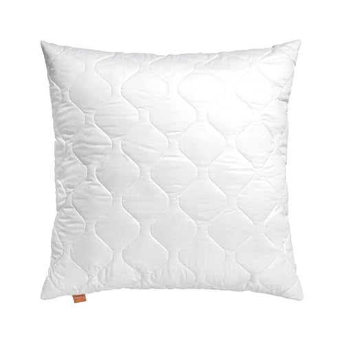sleepling Kopfkissen 80x80 cm, Allergiker Kissen, waschbar, Made in EU, Ökotex, großes Schlafkissen 80 x 80, Bettkissen, Pillow, Komfort 100