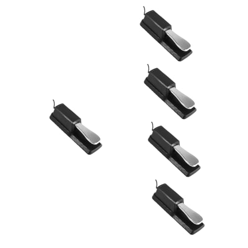 HEMOTON 5 Stück Sustain Pedal Dämpferpedal Für Klavierpedal Für E Piano Elektronisches Tastaturpedal Klavierzubehör Professionelles Klavierpedal Robustes Dämpferpedal Kunststoff