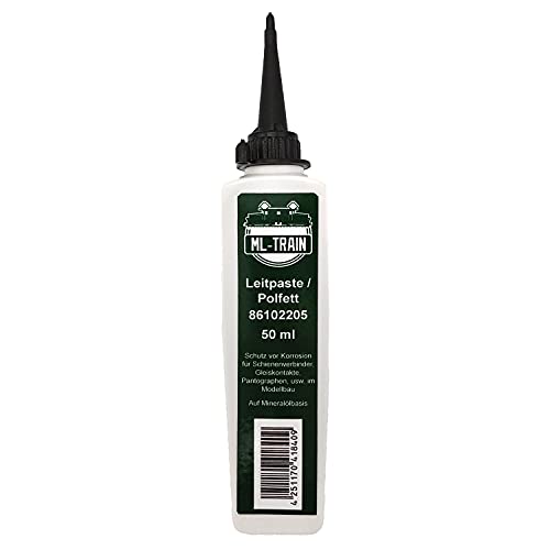 ML-Train Leitpaste/Polfett 50 ml - Korrosionsfett und Leitfett im Modellbau - Gartenbahn Spur G Zubehör