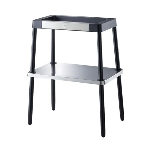WMF Standfuß, Grill Tisch, Zubehör für alle Grills der WMF Master Grill, Tischgrill Standfuß, 72 cm hoch, cromargan matt/silber