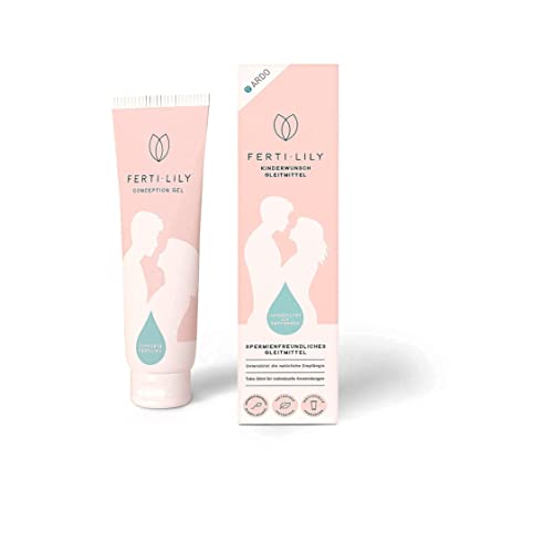 Ardo FERTI-LILY Kinderwunsch Gleitmittel 50ml Tube - Spermienfreundliches Gleitgel - bei vaginaler Trockenheit - zur äußerlichen, individuellen Anwendung für beide Partner - sehr ergiebig