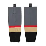 EALER HS100 Series Eishockey-Socken für Kinder und Jugendliche bis Erwachsene - Grau - X-Small