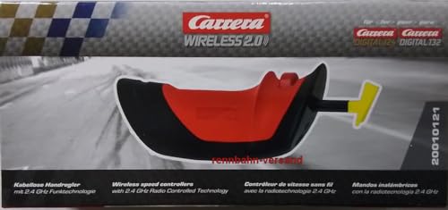 Carrera - 20010121 Wireless 2.0 Controller für Digital 132/124 | Kabelloses Rennerlebnis mit Präziser Steuerung | Einfache Einrichtung & Kompatibilität | Ergonomisches Design