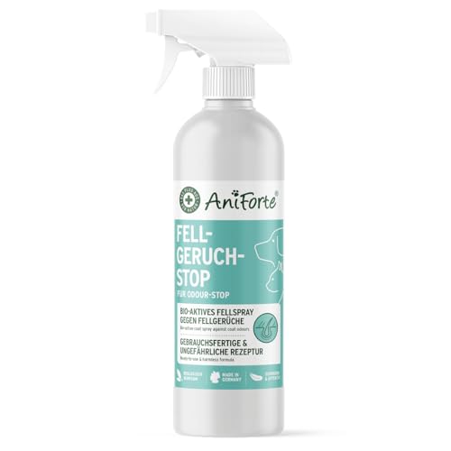 AniForte Fellgeruch-Stop Hund & Katze 200ml - Fellspray gegen Hundegeruch & Katzengeruch, Natürlicher Geruchsneutralisierer für Langhaar & Kurzhaar, Geruchsentferner bei Tiergerüchen