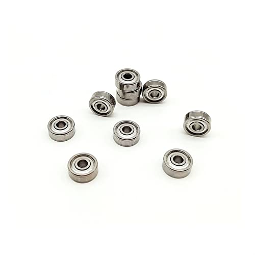 Generisch Zubehör 10pcs S623zz CB Luftlager 3x10x4mm ABEC-7 Edelstahl -Tragen trockener Ozeanfischerei 623 Lager