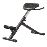 Tunturi Rückentrainer CT40, Hyperextension Bank, Verstellbarer Roman Chair mit 7 Positionen, zusammenklappbar