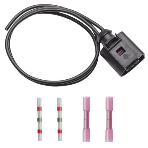 Stecker 2-pol Reparatursatz Kabelbaum Kabelbaum & Anschlussklemmen – Kompatibel mit 1J0973802, Temperatursensor Stecker stecker reparatursatz für vw für vw stecker 2 polig