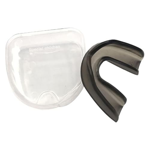 ARIOU Mundschutz für Boxen, Ringen, Basketball, Fußball, Hockey, Karate, Lacrosse, Kampfsport, Rollschuhlaufen - Jugend & Erwachsene - Schwarz