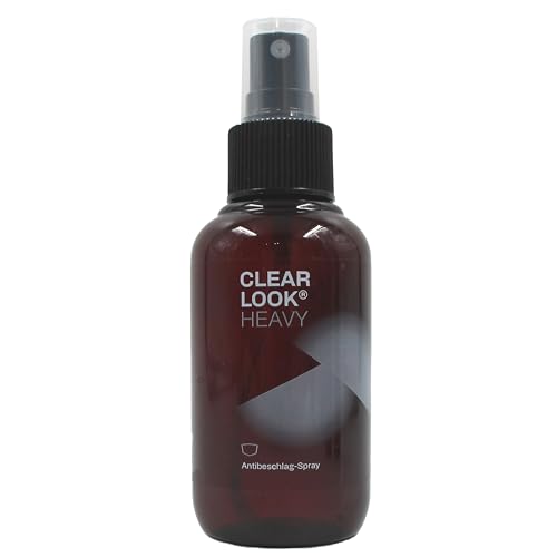 CLEARLOOK AntiBeschlag-Spray für einen lang anhaltenden Beschlagschutz bei Taucher-, Sport-, Skibrillen, Motorradvisiere, Atemschutzmasken, Anti-Fog bei hoher Luftfeuchtigkeit (100 ml HEAVY)