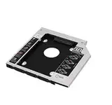Padarsey Universal 12,7 mm SATA auf SATA 2. SSD HDD Festplatten-Caddy Adapter Tray Gehäuse kompatibel mit Dell HP Lenovo ThinkPad Acer Gateway ASUS Sony Samsung MSI Laptop