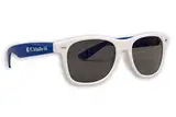 Blueprint Cologne FC Schalke 04 Sonnenbrille S04 Fanbrille verschiedene Varianten (Ohne Logo Weiß-Blau)