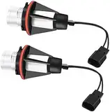 Dixhills LED 2X Angel Eye Markierungsglühbirnen 6000K, Angel Eyes Halo-Glühbirnen Lampen Kompatibel mit E60 E61 E39 E53 Ersatz für 6312694048 63126916097 63126929309