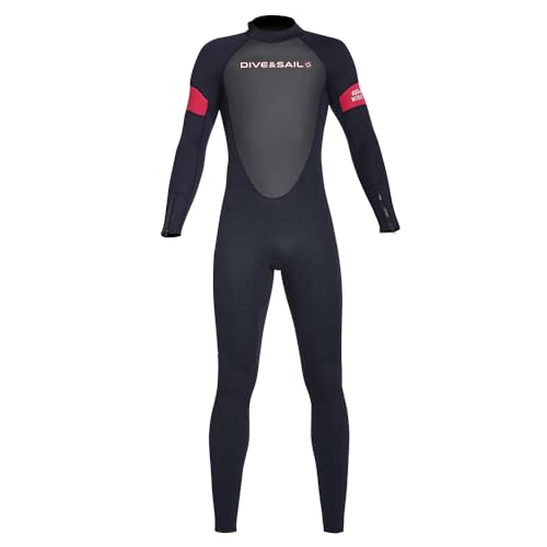 KOCAN Ganzkörper-Neoprenanzüge 3 mm für Männer und Frauen, langärmlig, verdickte Wärme, für Sporttauchen, Surfen, Freitauchen und Winterschwimmen, Taucheranzug,Neoprenanzüge für Männer