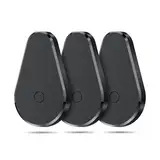 Hoxe Air Tag Smart Tracker, Schlüsselfinder KeyFinder, kompatibel mit Apple Wo ist, Bluetooth Smart Tag für Schlüssel/Koffer/Gepäck, lauter Piepton, Austauschbare Batterie, 3er-Pack (nur iOS)