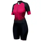 Kurzärmeliger Damen-Skinsuit für Triathlon, Fahrrad, Rennsport, Laufanzug, Badeanzug, Jumpsuits, 4, M