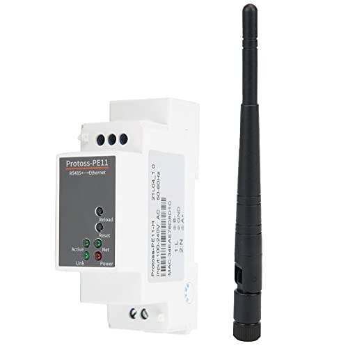 Serieller RS485-zu-Ethernet-Server 10/100M Serieller RS485-zu-WLAN-Server Router Zur Schienenmontage 100-240VAC PE11-H für FreeRTOS