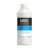 Liquitex 5316 Professional Gesso, Grundierung für Acrylfarben, licht und alterungsbeständiger Primer, gebrauchsfertig - 473ml Flasche, weiß