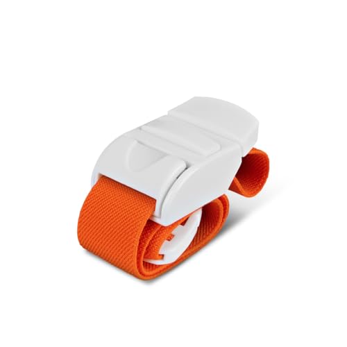 Pulox Venenstauer - Tourniquet Professionelle medizinische Staubinde mit Verschluss-Schnalle – Orange