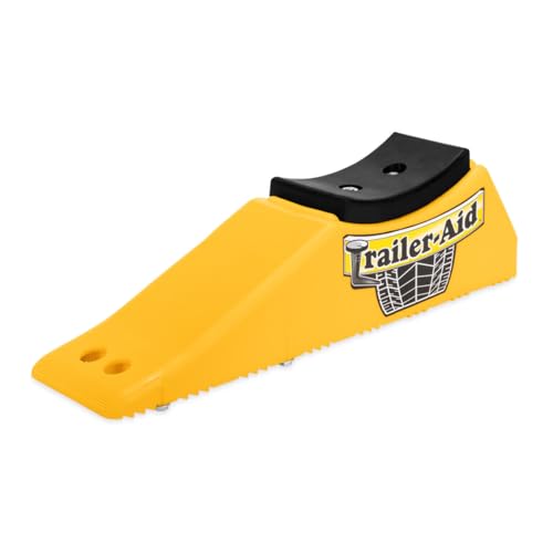 Camco Trailer Aid Plus 21002 Tandem-Reifenwechselrampe, 14 cm (5,5 Zoll), Gelb