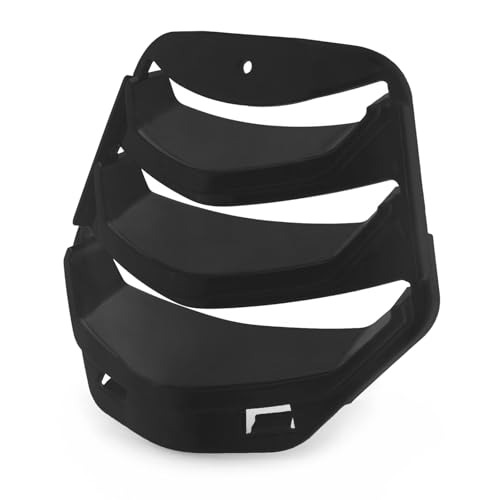 HEINMO Für Ves' GTS GTV HPE Super 125 250 300 2023 2024 Hornabdeckung Inlay -Krawattengrill Schnalle Abdeckung ABS Verkleidung Zubehör (Matte Black)
