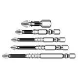 Schraubendreher-Bit-Set, magnetische, ergonomische Schraubendreher-Bits, 20,3 x 8,9 cm, kompakt und stabil, elektrisches Zubehör für Möbelmontage, Gerätereparatur, handgefertigt und tägliche Wartung