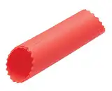 KitchenCraft Magic Silikon-Knoblauchschäler, spülmaschinengeeigneter Knoblauchschäler, rot, 13,5 cm lang, 1 Stück