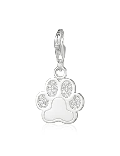 Thomas Sabo Damen Charm-Anhänger Tatze Pfote 925 Sterling Silber 1339-051-14