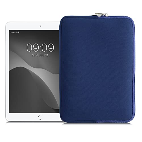 kwmobile Tablet Hülle kompatibel mit 9,7"-11" Tablet - Universal Neopren Tasche Cover Case - Schutzhülle Sleeve in Dunkelblau