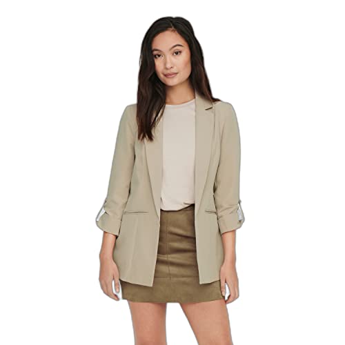 ONLY Damen Onlkayle-orleen 3/4 Tlr Noos Blazer, Oxford Tan, 40 EU