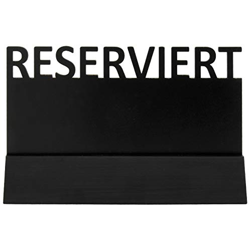 KDS Schild Reserviert Solo mit Kreidetafel zum beschriften Reservierung