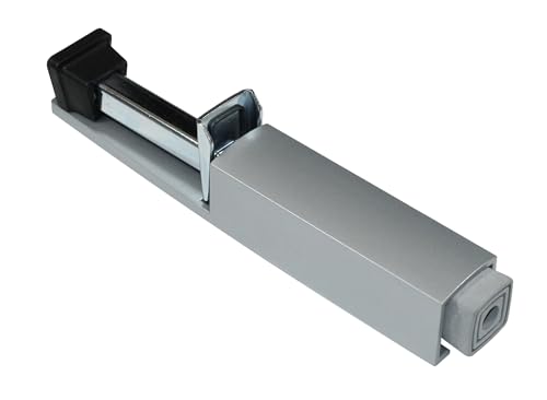 SN-TEC Türfeststeller stabile Ausführung, große Trittplatte, mit Fußbedienung, rutschfest, Massives Zinkdruckguss Gehäuse, bis zu 90mm Hub, incl. Befestigungsmaterial (60mm Hub)