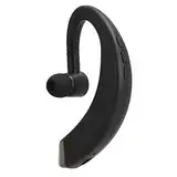 ASHATA Bluetooth-Headset, Bluetooth-Ohrhörer mit Einem Ohrbügel, Kabelloser Ohrhörer-Ohrhörer mit HiFi-Stereo-Sound, 300 Stunden Standby für Geschäftlichen Fahrsport(Schwarz)