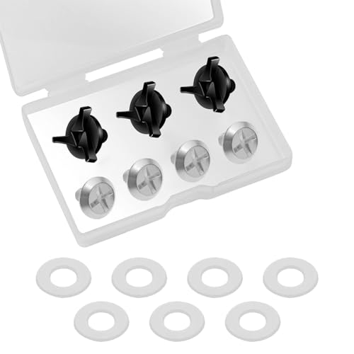 Motorrad Helm Ersatzschrauben,Helm Visier Schrauben Motorrad,Motorradhelm Schrauben,Motorrad Helm Visierschraube,Break Away Visor Screw Set,Mountainbike-Helm-Ersatzteile,Schwarz,7 Stück