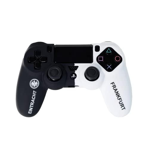 Offiziell lizensierte Schutzhülle kompatibel für PS4 Controller Zubehör Eintracht Frankfurt Anti-Rutsch Schutzhülle Skin Case für FIFA und Bundesliga Fans