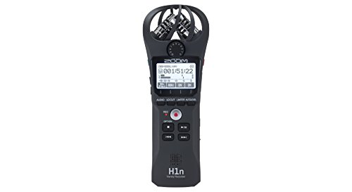 Zoom – H1n – Tragbarer 2-Spur-USB-Recorder – X/Y-Mikrofonpaar – Schwarz