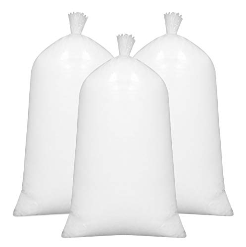 ZOLLNER Füllmaterial Kissen, 3x1kg, Polyesterhohlfaser Flocken, weiß