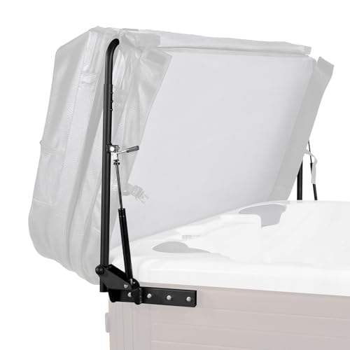 VEVOR Whirlpool-Abdeckungslift, Spa-Abdeckungslift, hydraulisch, Breite 175-245 cm verstellbar, beidseitig Oben installiert, passend für Verschiedene Größen von rechteckigen Badewannen, Whirlpools