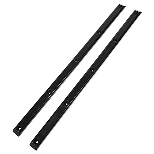 UKCOCO 2 Stück Skateboard-Stoßstange austauschbarer Skateboard-Rippenknochen Deckschutz für Skateboards Kunststoff-Rippenknochen austauschbare Rippenknochenschiene Plastik