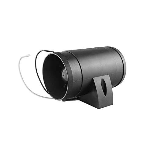 Riloer 12 V RV Yacht Maschinenraum DC Lüfter Marine Abluftventilator, 12 V In-Line Air Blower mit 75 mm / 3 Zoll Intake Pipe Compact Fan für Boat Bilge Engine Galley Marine Cabin Belüftung