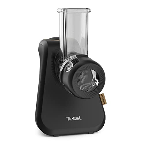 Tefal MB77EN Eco Respect Reibe | 200-W-Motor | 3 verschiedene Kegel-Aufsätze | Eco-Design | 9% recycelter Kunststoff | Schwarz