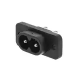 CABLEPELADO IEC C8 Netzstecker, Kleeblattgehäuse, IEC320 C8, 2,5 A, 250 V, CE, Schweißinstallation, geeignet für Leiterplattenmontage