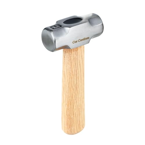 Vorschlaghammer, Mini Vorschlaghammer mit Stahlhammerkopf und Holz Kurzstiel, 0,5 kg Risshammer für Schlagen & Zuhause