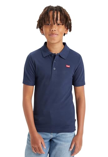 Levi's Garçon Back Neck Tape Polo Jungen Lvb Nackenband 8ea893 Polohemd, Dress Blues, 5 Jahre, Blau