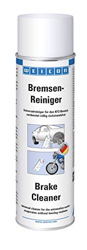 WEICON Bremsenreiniger 500 ml | Transparenter Universalreiniger für Kfz |Bremsbeläge an Auto, Motorrad, Fahrrad reinigen
