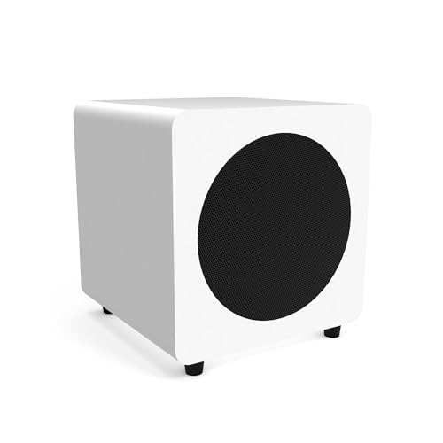Kanto SUB8V Sealed Powered Subwoofer | Matte White