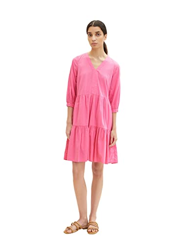 TOM TAILOR Damen 1036653 Kleid, 31647 - Nouveau Pink, 34